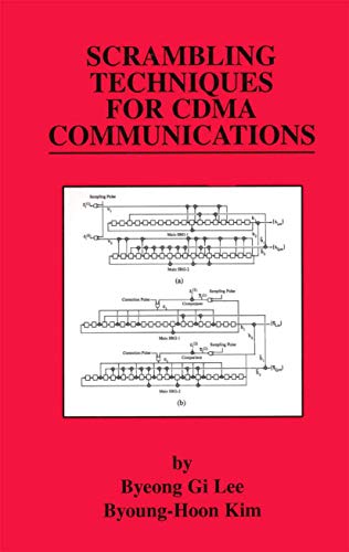 Imagen de archivo de Scrambling Techniques for CDMA Communications a la venta por Better World Books