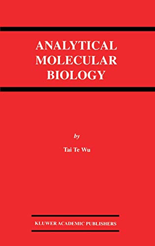 9780792374473: Analytical Molecular Biology