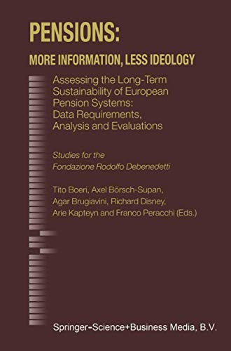 Pensions: More Information, Less Ideology - Assessing the Long-term Sustainability of European Pe...