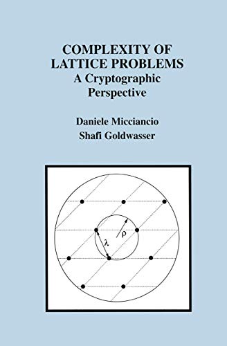 9780792376880: Complexity of Lattice Problems: A Cryptographic Perspective