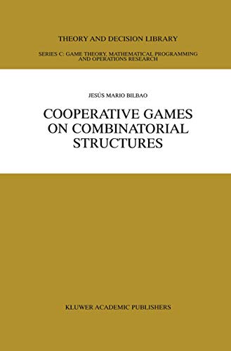 Cooperative Games On Combinatorial Structures