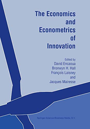 Imagen de archivo de The Economics and Econometrics of Innovation a la venta por Book Dispensary