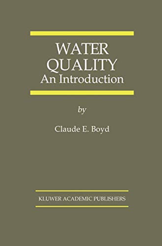 9780792378532: Water Quality: An Introduction