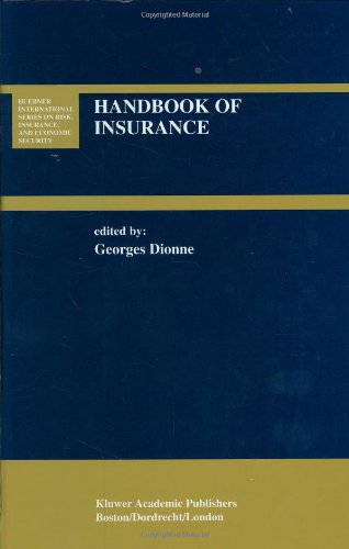 9780792378709: Handbook of Insurance: v. 22