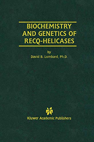 Beispielbild fr Biochemistry and Genetics of Recq-Helicases zum Verkauf von Books Puddle