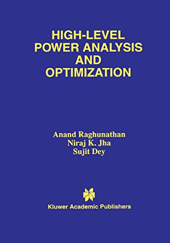 Stock image for High-Level Power Analysis and Optimization for sale by BooksRun