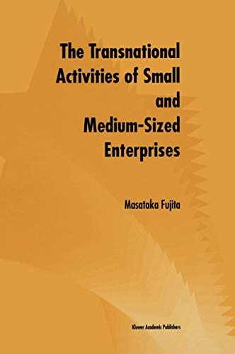 Stock image for The Transnational Activities of Small and Medium-Sized Enterprises for sale by Big River Books