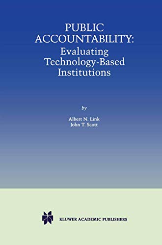 Beispielbild fr Public Accountability: Evaluating Technology-Based Institutions zum Verkauf von Wonder Book