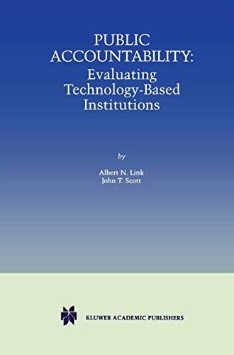 9780792383123: Public Accountability: Evaluating Technology-Based Institutions