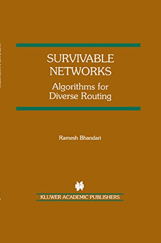 9780792383819: Survivable Networks: Algorithms for Diverse Routing