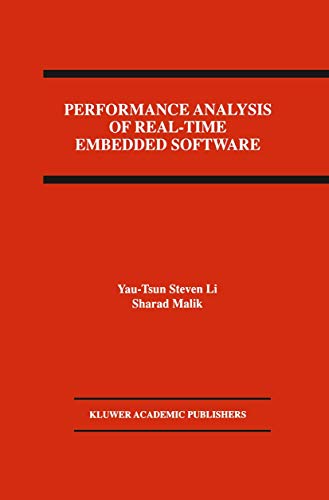 Imagen de archivo de Performance Analysis of Real-Time Embedded Software a la venta por Zubal-Books, Since 1961