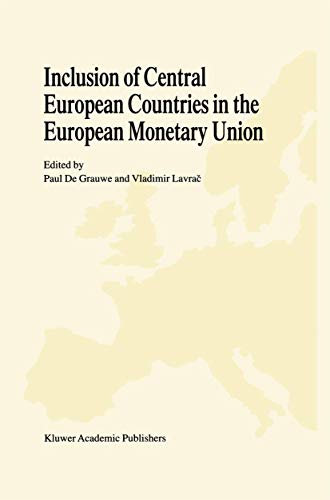 Beispielbild fr Inclusion of Central European Countries in the European Monetary Union zum Verkauf von mountain