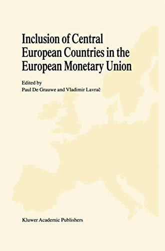 Imagen de archivo de Inclusion of Central European Countries in the European Monetary Union a la venta por mountain