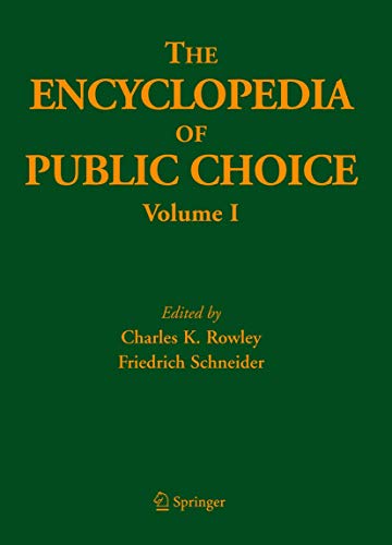 9780792386070: The Encyclopedia of Public Choice