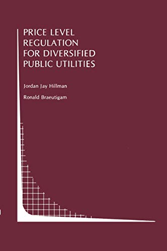 Imagen de archivo de Price Level Regulation for Diversified Public Utilities a la venta por Better World Books