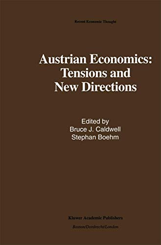 Stock image for Austrian Economics: Tensions and New Directions for sale by Kennys Bookshop and Art Galleries Ltd.