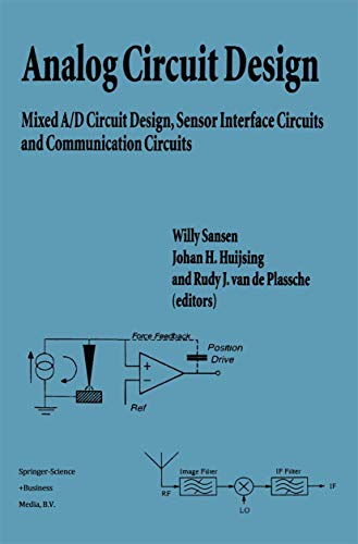 Beispielbild fr Analog Circuit Design : Mixed A/D Circuit Design, Sensor Interface Circuits and Communication Circuits zum Verkauf von Buchpark