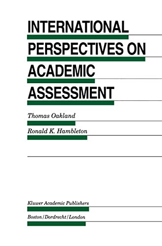 Stock image for International Perspectives on Academic Assessment (Evaluation in Education and Human Services, 39) for sale by thebookforest.com