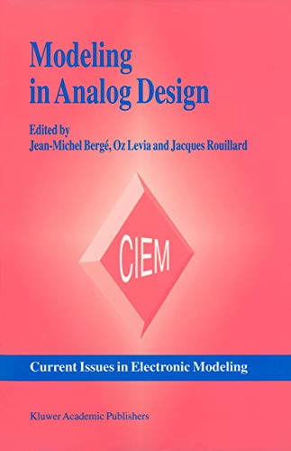 Beispielbild fr Modeling in Analog Design zum Verkauf von Ammareal