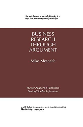 Stock image for Business Research Through Argument for sale by Phatpocket Limited