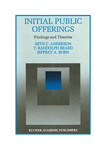 Stock image for Initial Public Offerings : Findings and Theories for sale by Better World Books