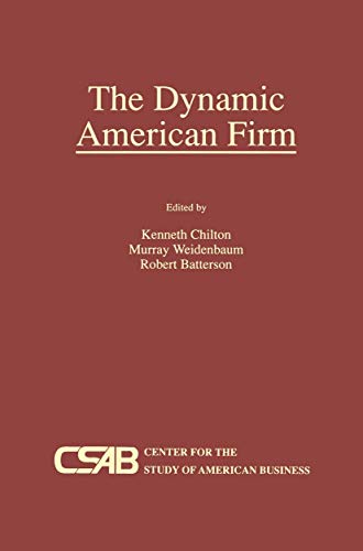 9780792396628: The Dynamic American Firm