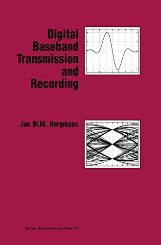 Imagen de archivo de Digital Baseband Transmission and Recording a la venta por SecondSale