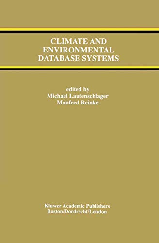 Beispielbild fr Climate and Environmental Database Systems zum Verkauf von Buchpark