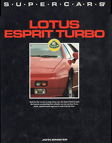 Stock image for Lotus Esprit Turbo (Supercars) for sale by WorldofBooks