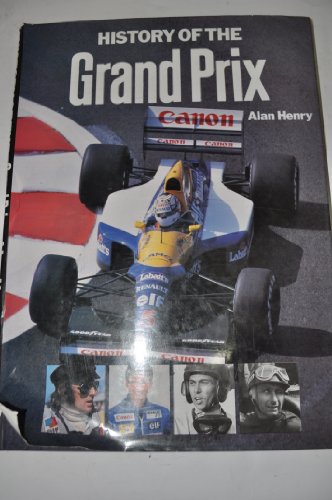 Stock image for History of the Grand Prix for sale by RW Books