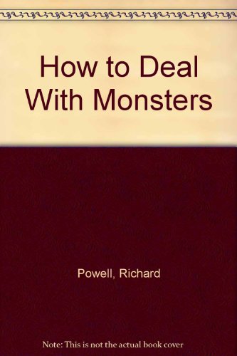 Imagen de archivo de How to Deal With Monsters a la venta por medimops