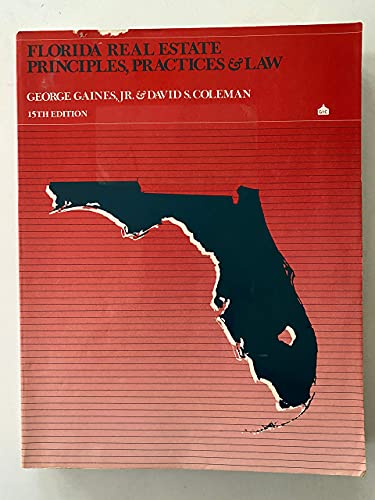 9780793104765: Florida Real Estate Principles, Practices and Law (Florida Real Estate Princi...