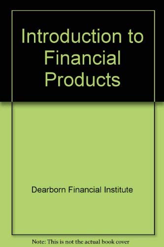 Stock image for Introduction to Financial Products for sale by Better World Books