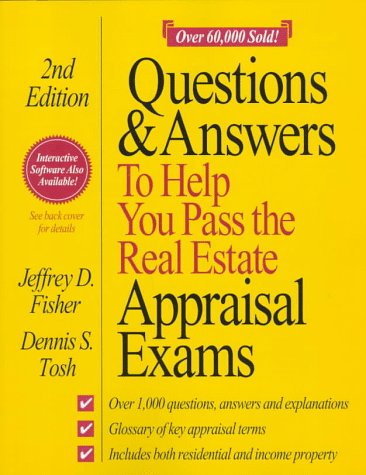 Beispielbild fr Questions Answers to Help You Pass the Real Estate Appraisal Exams zum Verkauf von Front Cover Books