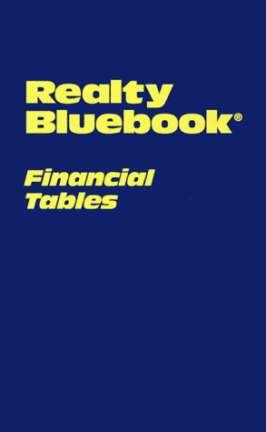 Imagen de archivo de Realty Bluebook/Financing Tables a la venta por SecondSale