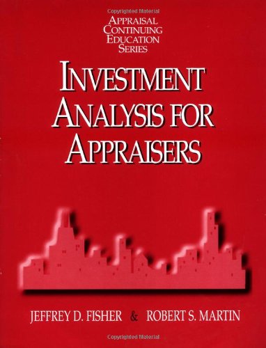 Beispielbild fr Investment Analysis for Appraisers zum Verkauf von Anybook.com