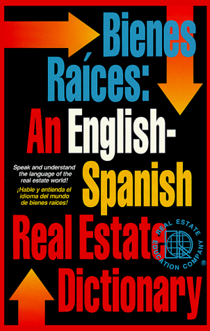 Stock image for Bienes ra�ces: diccionario ingl�s/espa�ol for sale by Wonder Book
