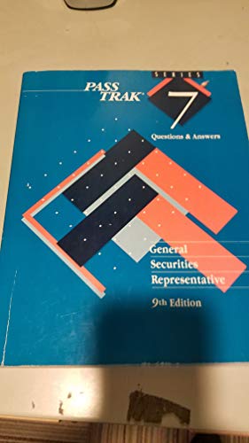 Passtrak Series 7: General Securities Representative : Questions and Answers (9780793117383) by Dearborn Financial Publishing