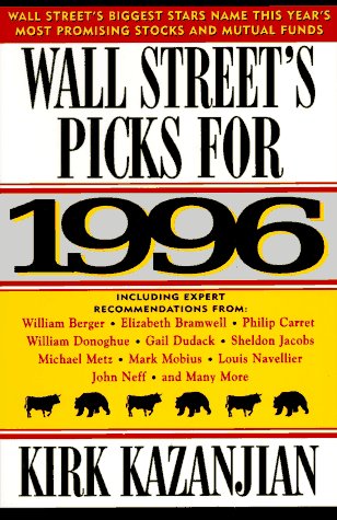 Imagen de archivo de Wall Street's Picks for 1996 (Serial) a la venta por HPB-Ruby