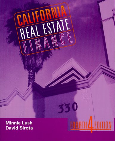 Imagen de archivo de California Real Estate Finance a la venta por Ergodebooks