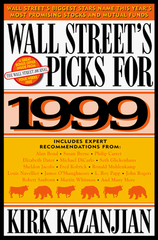 Imagen de archivo de Wall Street's Picks for 1999 (Serial) a la venta por Ergodebooks