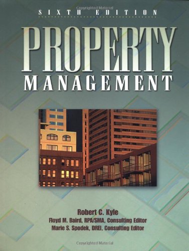 Beispielbild fr Property Management zum Verkauf von Books of the Smoky Mountains