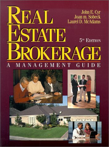 Beispielbild fr Real Estate Brokerage: A Management Guide zum Verkauf von SecondSale