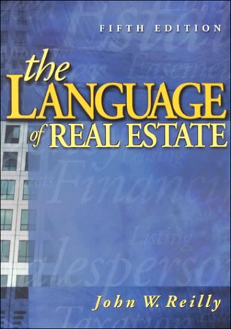 Beispielbild fr Language of Real Estate zum Verkauf von Wonder Book