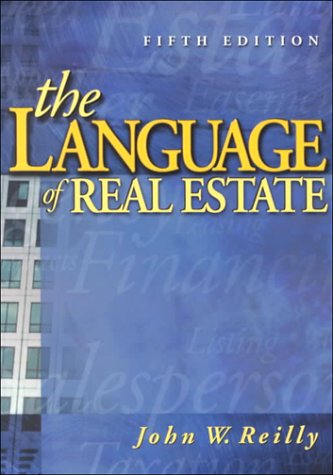 Imagen de archivo de Language of Real Estate a la venta por SecondSale