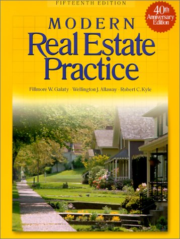 Beispielbild fr Modern Real Estate Practice zum Verkauf von Better World Books