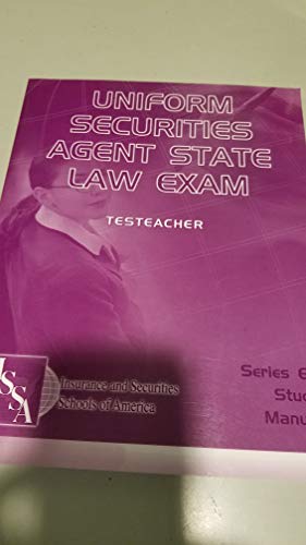 Uniform Securities Agent State Law Exam (Series 63): License (9780793136100) by Various