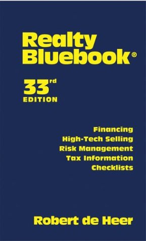 Beispielbild fr Realty Bluebook zum Verkauf von BooksRun