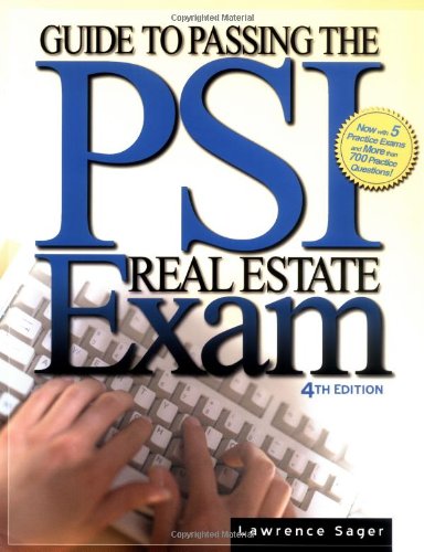 Imagen de archivo de Guide to Passing the Psi Real Estate Exam a la venta por ThriftBooks-Atlanta