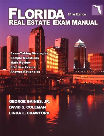 Beispielbild fr Florida Real Estate Exam Manual zum Verkauf von ThriftBooks-Atlanta